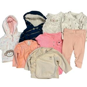 8-piece Bundle | Girl’s | NB -> 3 Months
